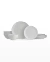 Portmeirion Sophie Conran Arbor 4-piece Place Setting In Dove Grey