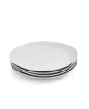 Portmeirion Sophie Conran Arbor Robins Eggblue Salad Plate, Set Of 4 In Dove Gray
