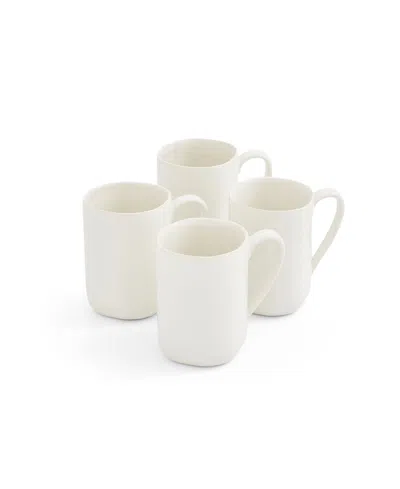 Portmeirion Sophie Conran Arbor Mug, Set Of 4 In Creamy White