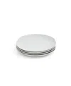 Portmeirion Sophie Conran Arbor Salad Plate, Set Of 4 In Gray
