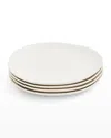 Portmeirion Sophie Conran Arbor Salad Plates, Set Of 4 In Creamy White