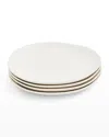 Portmeirion Sophie Conran Arbor Dinner Plates, Set Of 4 In Creamy White