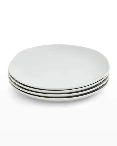 Portmeirion Sophie Conran Arbor Salad Plates, Set Of 4 In Dove Grey