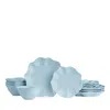 Portmeirion Sophie Conran Floret 12 Piece Set, Service For 4 In Blue