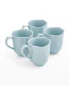 Portmeirion Sophie Conran Floret 14 Oz. Mugs, Set Of 4 In Blue