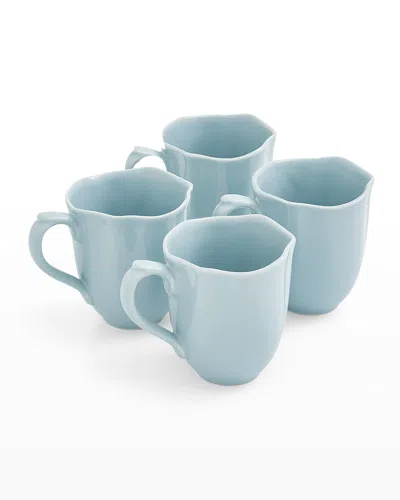 Portmeirion Sophie Conran Floret 14 Oz. Mugs, Set Of 4 In Blue