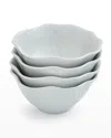 Portmeirion Sophie Conran Floret All-purpose Bowls, Set Of 4 In Gray