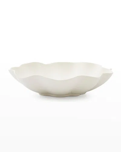 Portmeirion Sophie Conran Floret Large Serving Bowl In Creamy White