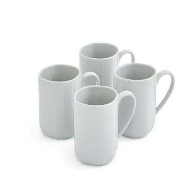 Portmeirion Sophie Conran Floret Mug 14 oz  Floret Grey In Grey,dove Grey