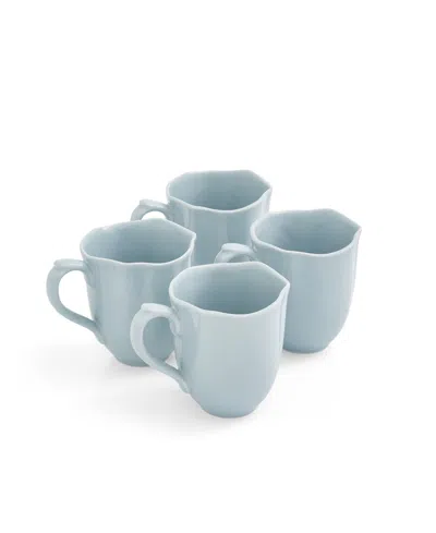 Portmeirion Sophie Conran Floret Mug, Set Of 4 In Blue