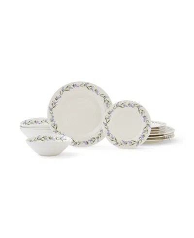 Portmeirion Sophie Conran Lavandula 12-pc Dinnerware Set, Service For 4 In White