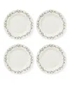 Portmeirion Sophie Conran Lavandula Dinner Plates, Set Of 4 In White