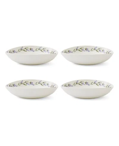 Portmeirion Sophie Conran Lavandula Pasta Bowls, Set Of 4 In White