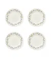 Portmeirion Sophie Conran Lavandula Dinner Plates, Set Of 4 In White