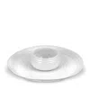 Portmeirion Dinnerware, Sophie Conran White Gravy Boat And Stand In White