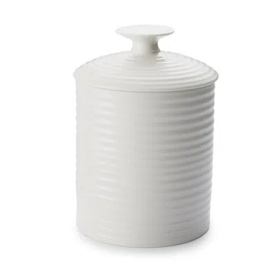 Portmeirion Sophie Conran White Canister In Off-white