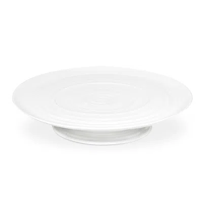 Portmeirion Sophie Conran White Footed Cake Plate