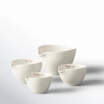 Portmeirion Sophie Conran White Measuring Cups 5.5"