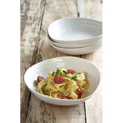 Portmeirion Sophie Conran White Pasta Bowl 9" White