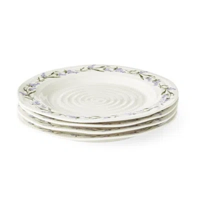 Portmeirion Sophie Conran-lavandula Dinner Plate 11" Lavandula In Blue;white