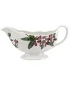 Portmeirion Stafford Blooms Gravy Boat In White