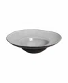 Porto Brasil 11.02" Stoneware Deep Rim Plates, Set Of 4 In Neutral