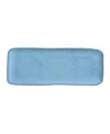 Porto Brasil 12.99" Stoneware Medium Rectangular Platters, Set Of 4 In Breeze