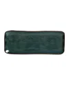 Porto Brasil 12.99" Stoneware Medium Rectangular Platters, Set Of 4 In Oceano