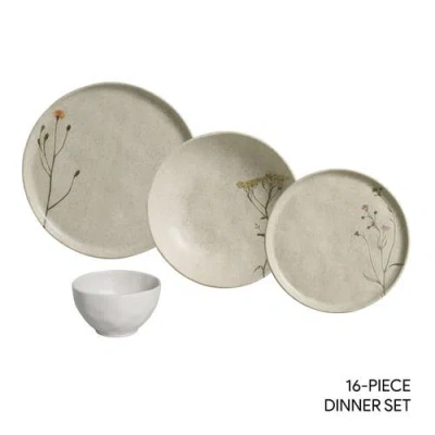 Porto Brasil 16 Pc. Dinnerware Set In Green