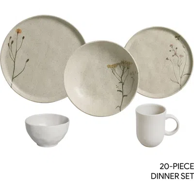Porto Brasil 20 Pc. Dinnerware Set In Green