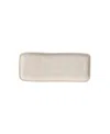 Porto Brasil 8.6" Stoneware Rectangular Platters, Set Of 4 In Latte