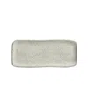 Porto Brasil 8.6" Stoneware Rectangular Platters, Set Of 4 In Gray