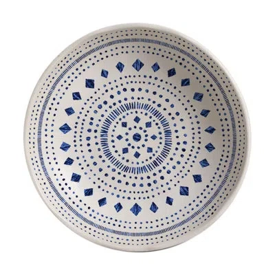 Porto Brasil Bio Stoneware Maya Salad Bowl, 28 oz (set Of 6) In Ivory