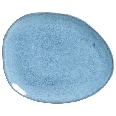 Porto Brasil Breeze Commercial Dishwasher Safe 12.2'' Stoneware Dinner Plate , Set Of 6 In Blue