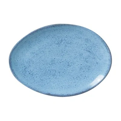 Porto Brasil Breeze Commercial Dishwasher Safe 8.86'' Stoneware Salad Or Dessert Plate , Set Of 6 In Blue