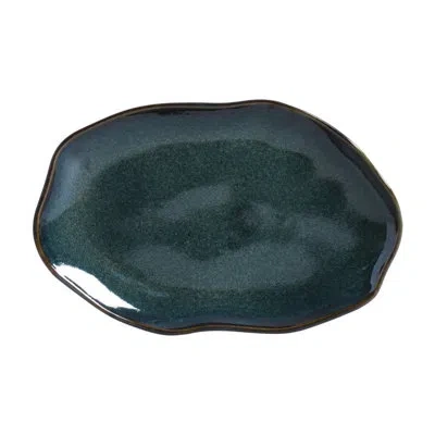 Porto Brasil Commercial Dishwasher Safe 11.81'' Stoneware Appetizer Plate , Set Of 4 In Oceano