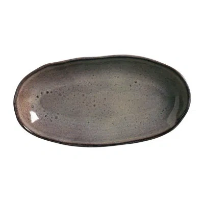 Porto Brasil Commercial Dishwasher Safe 12.6'' Stoneware Appetizer Plate , Set Of 4 In Tourmaline