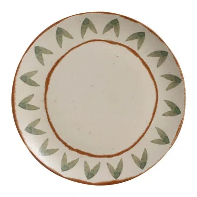 Porto Brasil Coup Stoneware Magari Dinner Plate In Beige