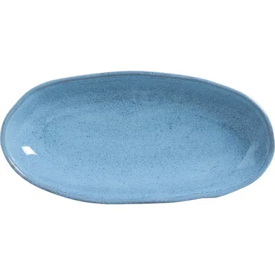 Porto Brasil Deep Oval Platter Set Of 4 In Blue