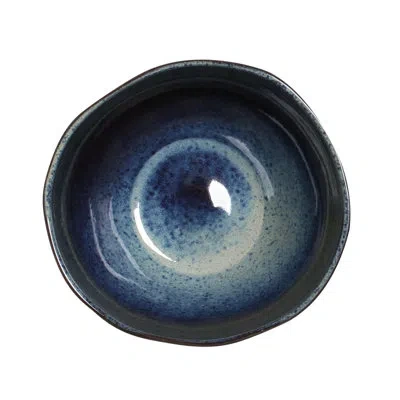 Porto Brasil Denim Commercial Dishwasher Safe 5.24'' Stoneware Appetizer Plate , Set Of 6 In Blue