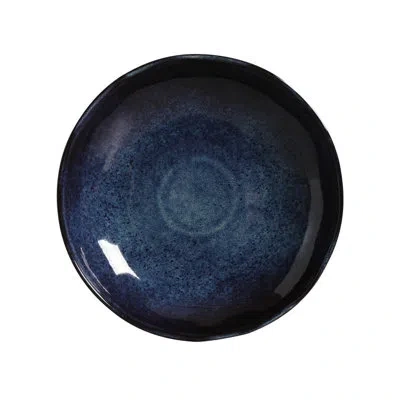 Porto Brasil Denim Commercial Dishwasher Safe 9.84'' Stoneware Salad Or Dessert Plate , Set Of 6 In Blue