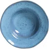 Porto Brasil Dessert/deep Rim Plate Set Of 4 In Blue