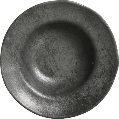 Porto Brasil Dessert/deep Rim Plate Set Of 4 In Gray