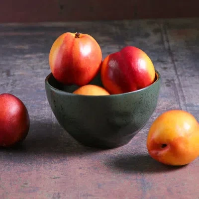 Porto Brasil Greenery Commercial Dishwasher Safe 5.24'' Stoneware Appetizer Plate , Set Of 6