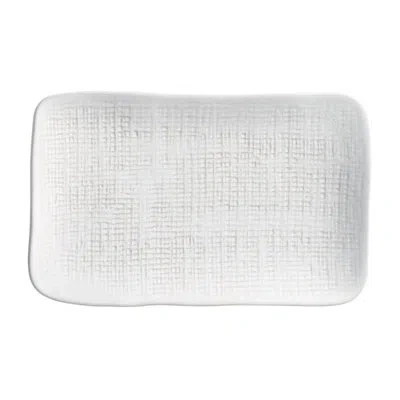 Porto Brasil Jutta Rectangular Platter Medium 10.63 X 6.3 " New White