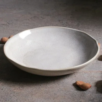 Porto Brasil Latte Commercial Dishwasher Safe 9.84'' Stoneware Salad Or Dessert Plate , Set Of 6 In Ivory