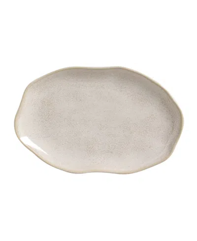 Porto Brasil Medium Shallow 11" Oval Platters, Set Of 4 In Latte