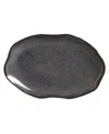 Porto Brasil Medium Shallow 11" Oval Platters, Set Of 4 In Blue