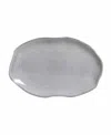 Porto Brasil Shallow Bio Oval Platter Medium Set Of 4 In Gray