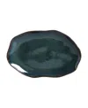 Porto Brasil Medium Shallow 11" Oval Platters, Set Of 4 In Oceano
